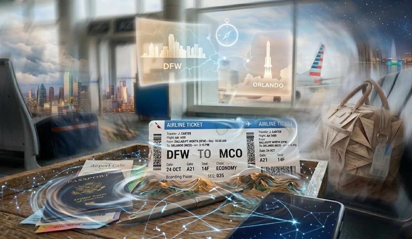 Airline Tickets from Dallas to Orlando