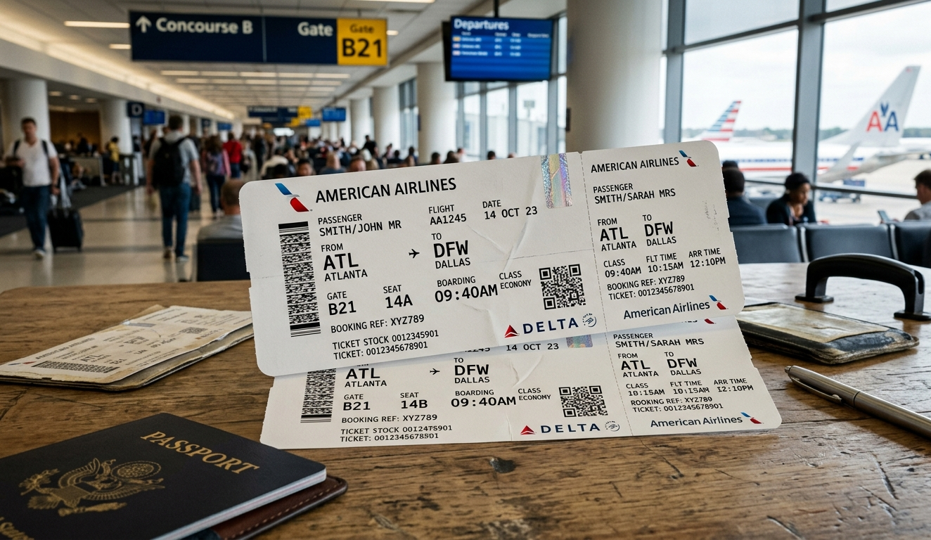 Airline Tickets from Atlanta to Dallas